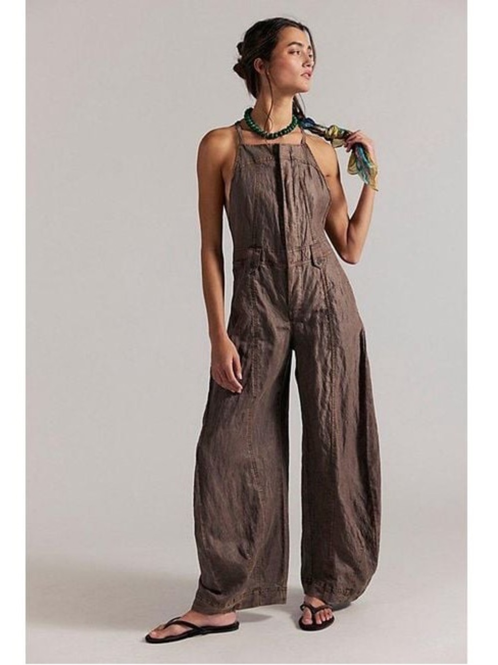 FREE PEOPLE Women's Sylvia Barrel One-Piece SZ SM